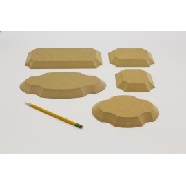 Plaque Pack (5 Piece) Pottery Form Set